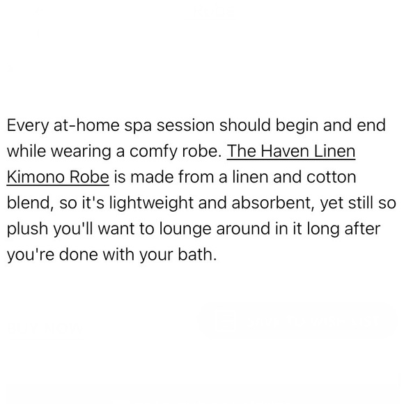 Gray Organic Cotton & Linen Blend Kimono Robe. - Picture 5 of 9